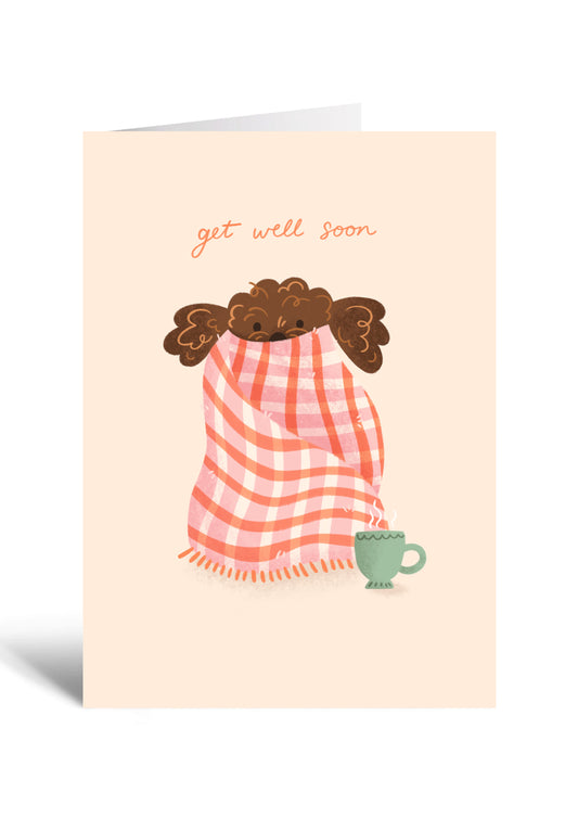 Get Well Soon Dog Card