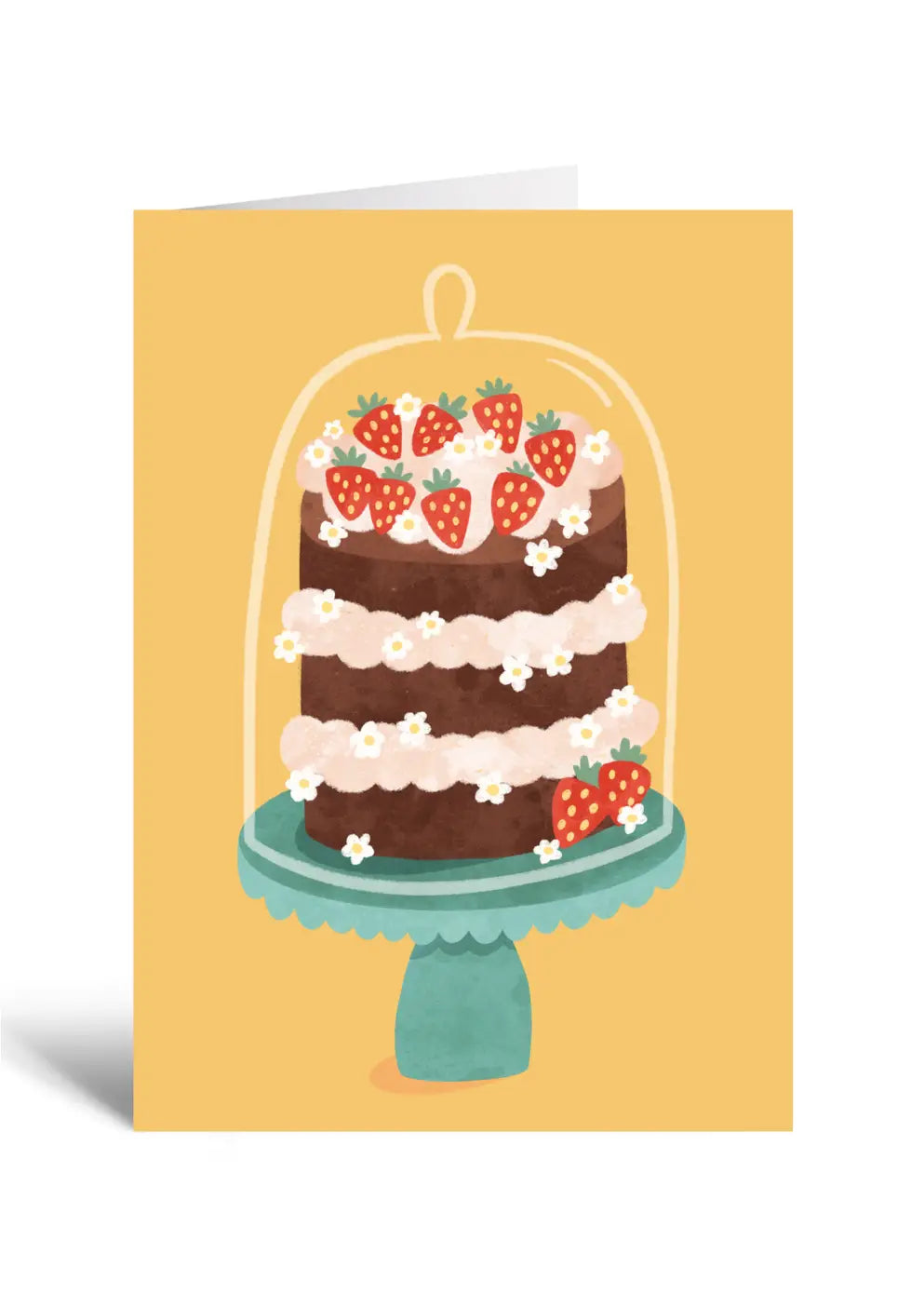 Strawberry Cake Card