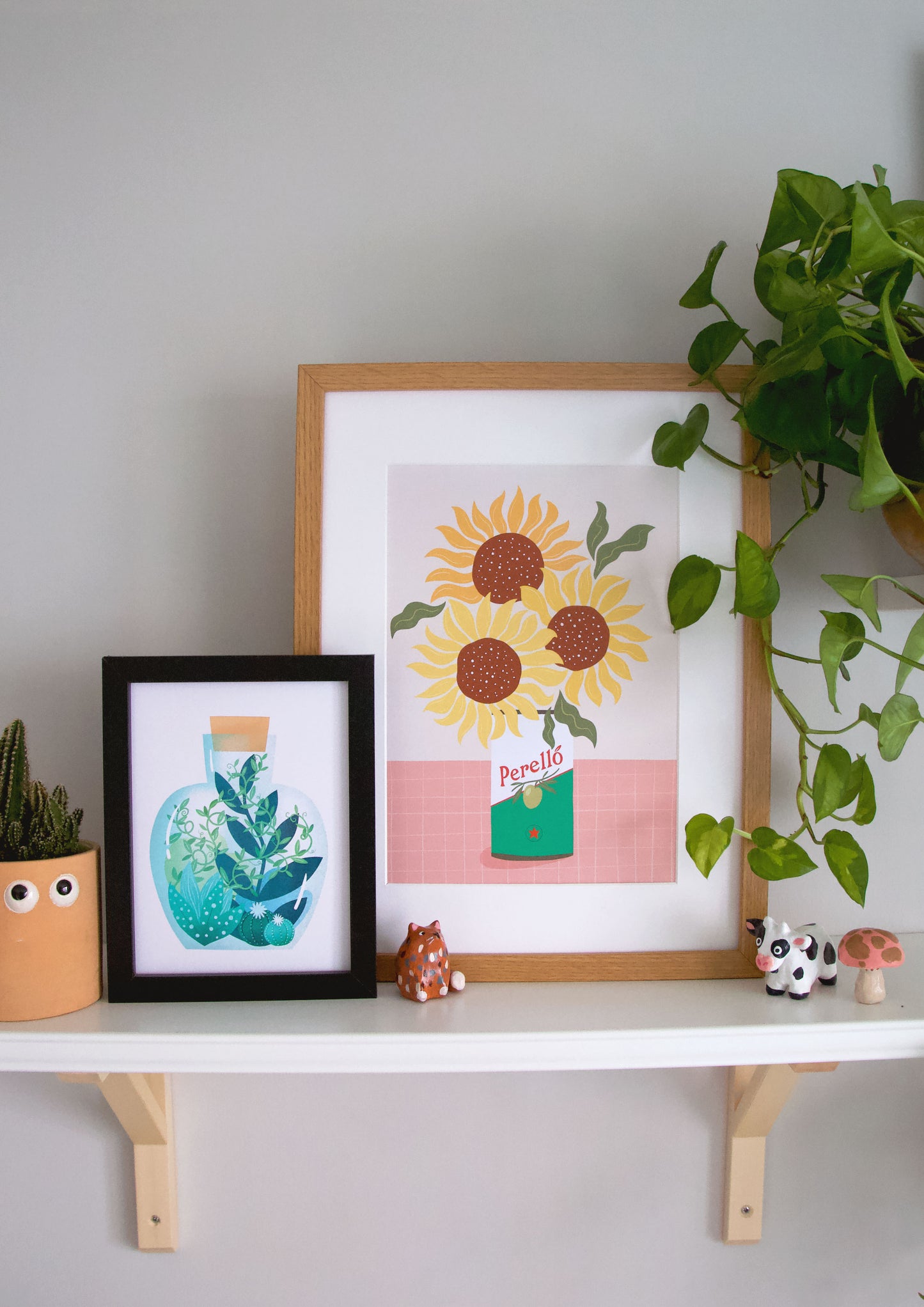Sunflowers & Olives Print